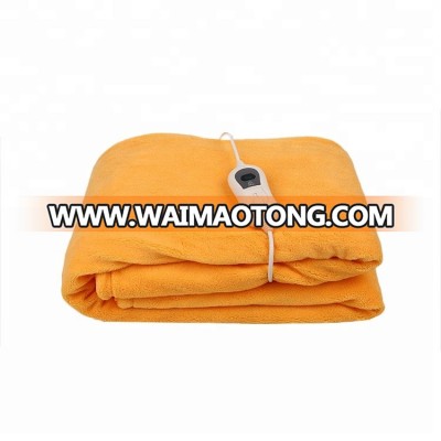 OEM good quality electric heated blanket bed warmer 220 volt customizable full size cheap blanket