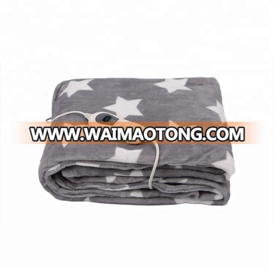 Hot sale 160*120cm electric blanket  with timers portable heated blanket