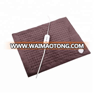 Hot sale Low price super soft automatic switch electric heating pad for home